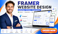 design framer website, landing page, fix framer, as framer developer