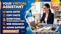 do excel data entry, copy paste pdf to excel, web research