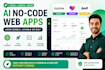 build ai no code web app using bubble lovable or bolt for business booking