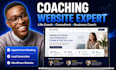 create wordpress coaching website, business coach website design