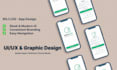 create modern UI UX and graphic design in figma