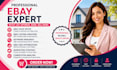 create ebay listings, SEO optimization, store setup, and marketing