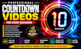 deliver your countdown timer for any platform in 24 hours