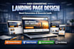do wordpress landing page, sales funnel, one page website, wordpress website