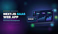 develop a next js saas web app full stack mernt development
