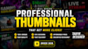 create professional youtube thumbnails