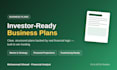 write an investor ready business plan for your startup