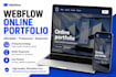 build you professional online portfolio in webflow