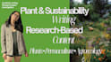 write professional content about plants, gardening, and sustainability