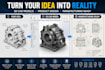 turn your product and mechanical part ideas into 3d cad models for 3d printing