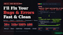 fix nextjs react and typescript bugs and errors fast