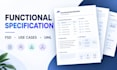 write a professional functional specification for your app