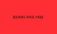 yam and beans with egg