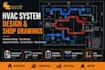 design an hvac system drawing with duct layout and load calculation
