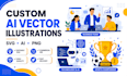 create custom vector illustrations using ai