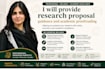provide research proposal guidance and academic proofreading
