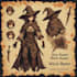 make a character sheet with a unique art style