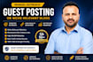 do guest posting outreach on niche relevant blogs