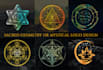 design sacred geometry, mystical and mandala logo