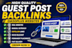 manual guest post backlinks service