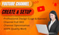 create and setup a professional youtube channel