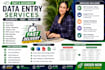 provide data entry and formatting