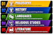 help history, philosophy, religious studies, literature