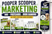 create custom pet waste marketing