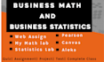 do math, statistics, business math, business statistics class