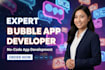 develop a bubble mobile app, bubble io app, no code mvp and saas application