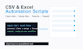 automate CSV excel cleanup and reporting with python