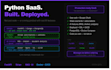 build and deploy your python saas application with ai features