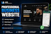 create a professional business website with whatsapp integration