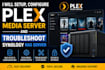setup, configure plex media server and troubleshoot synology nas server