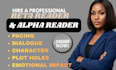 be your beta reading, fantasy beta reading, alpha reader, romance beta reader