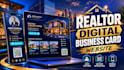 create a realtor digital business card website with lead capture and qr code