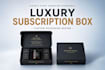create luxury product packaging subscription box, custom retail packaging design