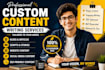 provide professional content writing services