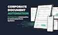 design a corporate fillable pdf form and automated document system