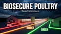 design a biosecure poultry facility and chicken layout