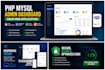develop modern PHP admin dashboard with mysql database