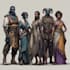 design a dnd party art and group art