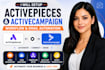 setup activepieces workflow and activecampaign email automation