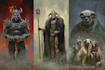 draw your dnd, fantasy character illustrations or concept art