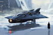 draw high quality spaceship concept