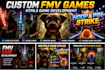 create a custom fmv or HTML using ai video and codex