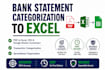 organize and categorize bank statement transactions in excel