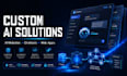develop custom ai websites, ai chatbots, and ai web application