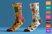 design custom and unique socks design