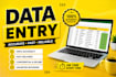 do accurate data entry, excel data entry, copy paste